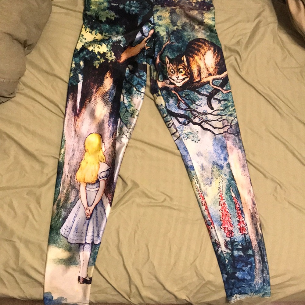 Alice in Wonderland BlackMilk leggings